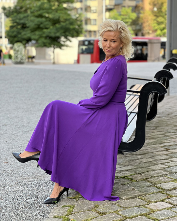 Klänning Astrid Lila från Camilla Thulin