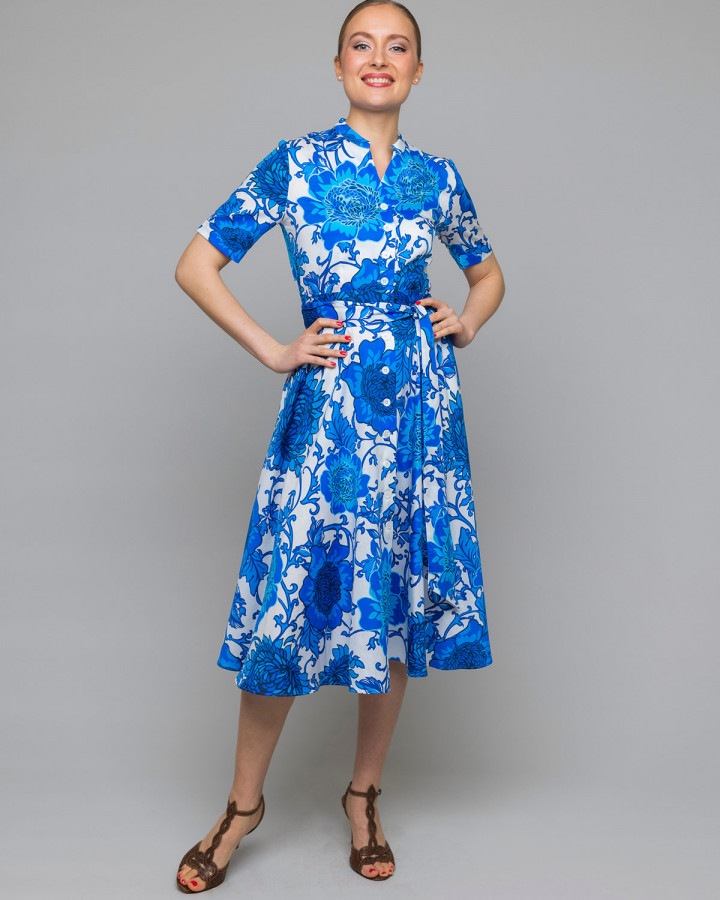 Klänning Tara Pomona blå från Camilla Thulin